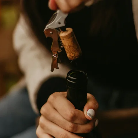 A waiter's corkscrew
